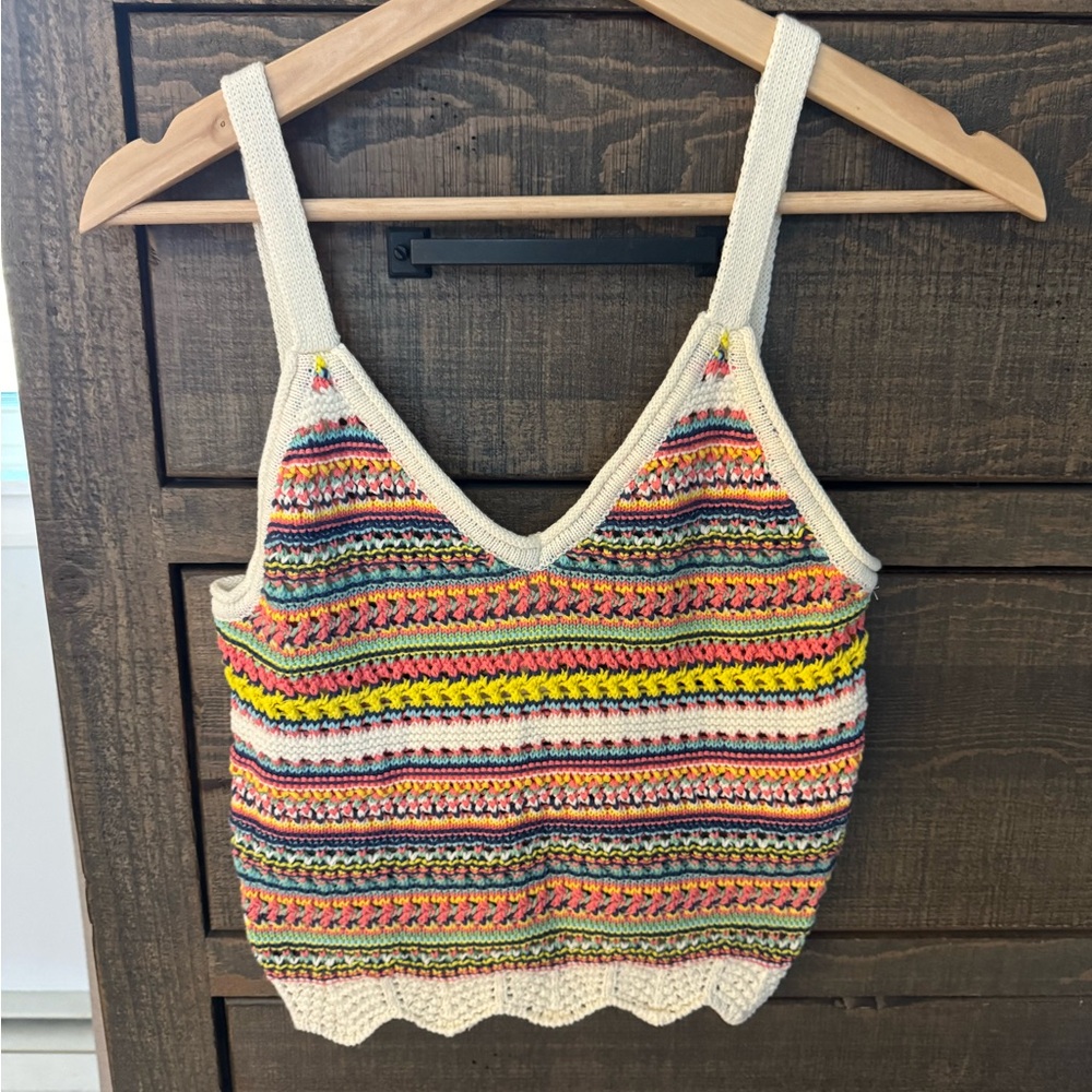 Cotton Emporium Colorful Knit Camisole